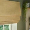 Earth Fabric from Abraham Moon & Sons Heritage II collection - yellow plain woolen