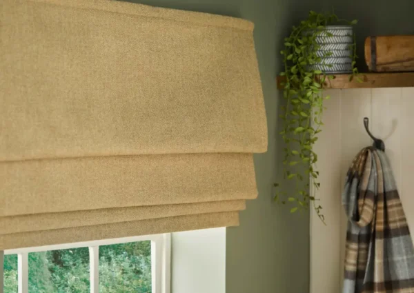 Earth Fabric - Thyme by Earth Fabric from Abraham Moon & Sons Heritage II collection - yellow plain woolen