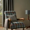 Walsh Fabric from Abraham Moon & Sons Heritage II collection - green checked woolen