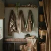 Smyth Fabric from Abraham Moon & Sons Heritage II collection - green checked woolen