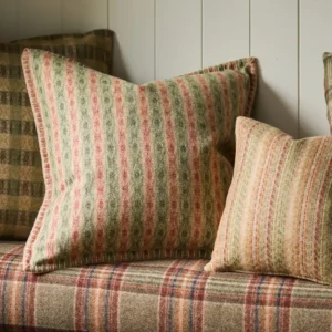 Earth Fabric from Abraham Moon & Sons Heritage II collection - yellow plain woolen