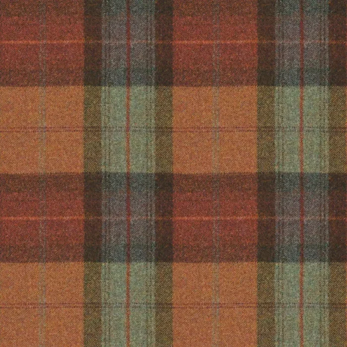 Skye Fabric - Burnt Orange swatch