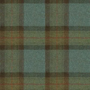 Skye Fabric from Abraham Moon & Sons Plaids & Tartans collection - blue checked woolen