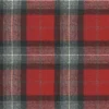 Skye Fabric from Abraham Moon & Sons Plaids & Tartans collection - red checked woolen