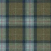 Skye Fabric from Abraham Moon & Sons Plaids & Tartans collection - blue checked woolen