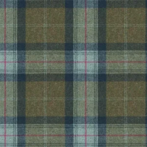Skye Fabric from Abraham Moon & Sons Plaids & Tartans collection - blue checked woolen