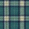 Skye Fabric from Abraham Moon & Sons Plaids & Tartans collection - blue checked woolen