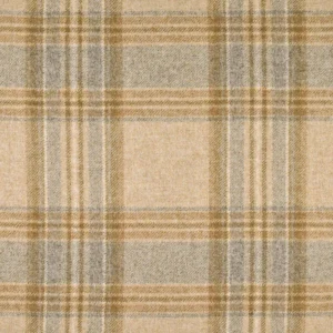 Spring Fabric from Abraham Moon & Sons Plaids & Tartans collection - yellow checked woolen