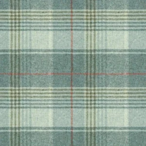 Huntingtower Fabric from Abraham Moon & Sons Plaids & Tartans collection - blue checked woolen
