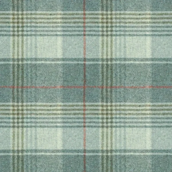 Huntingtower Fabric - Celestial by Huntingtower Fabric from Abraham Moon & Sons Plaids & Tartans collection - blue checked woolen