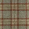 Threshfield Fabric from Abraham Moon & Sons Plaids & Tartans collection - brown checked woolen