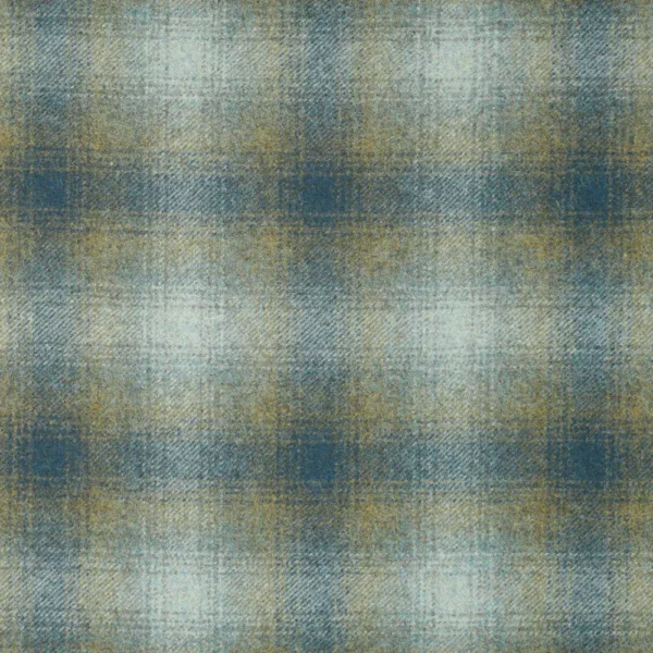 Ombre Fabric from Abraham Moon & Sons Plaids & Tartans collection - blue contemporary woolen