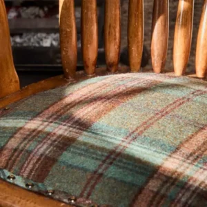 Skye Fabric from Abraham Moon & Sons Plaids & Tartans collection - purple checked woolen