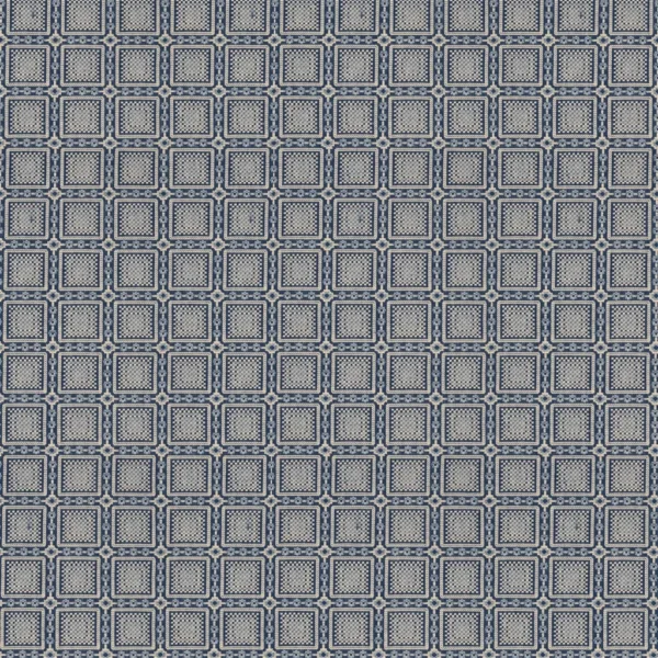Edgecombe Needlepoint Fabric from Ralph Lauren Medow Lane collection - blue checked woolen
