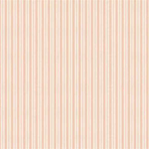 Ferry House Stripe Fabric - Pink by Ferry House Stripe Fabric from Ralph Lauren Medow Lane collection - pink striped cotton