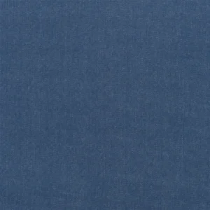 Workwear Twill Fabric from Ralph Lauren Cotton Library collection - blue plain cotton