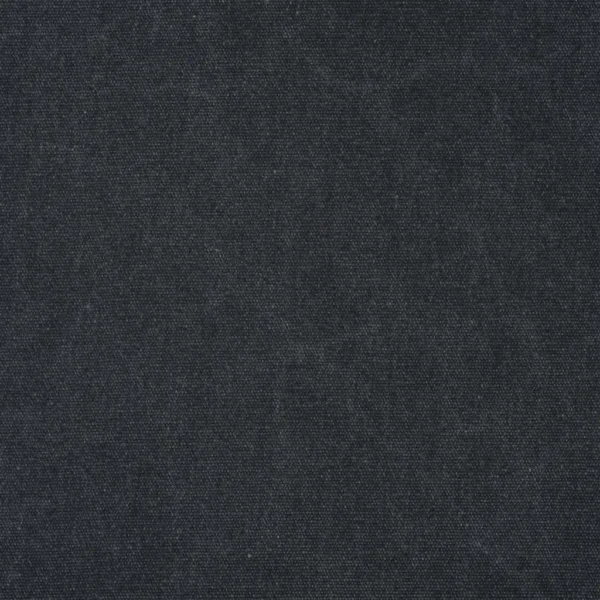 Canvas Fabric - Ink by Canvas Fabric from Ralph Lauren Cotton Library collection - black-grey plain cotton