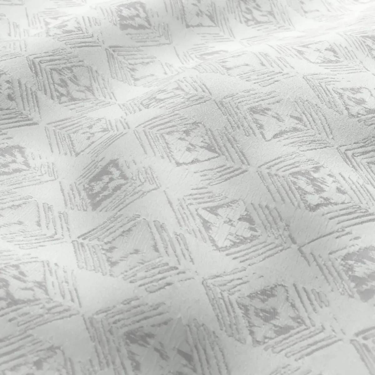 Forma Fabric - Dove by Forma Fabric from Chess Geo collection - black-grey geometric woven