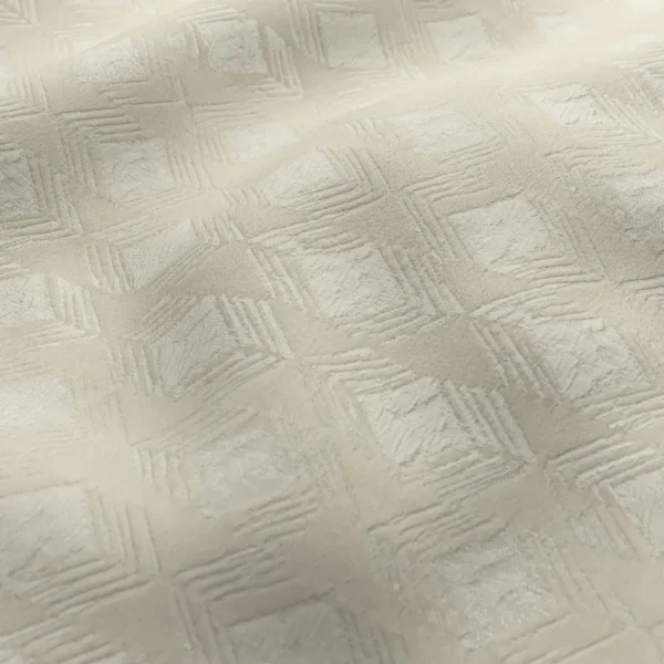 Forma Fabric - Seagrass by Forma Fabric from Chess Geo collection - neutral geometric woven