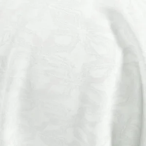 Kaleida Fabric from Chess Geo collection - white botanical woven