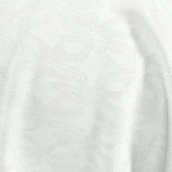 Kaleida Fabric - Ice by Kaleida Fabric from Chess Geo collection - white botanical woven