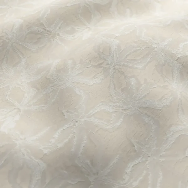 Kaleida Fabric - Antique by Kaleida Fabric from Chess Geo collection - neutral botanical woven