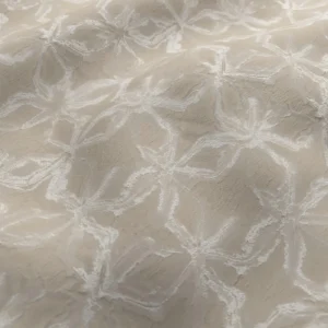 Kaleida Fabric from Chess Geo collection - brown botanical woven