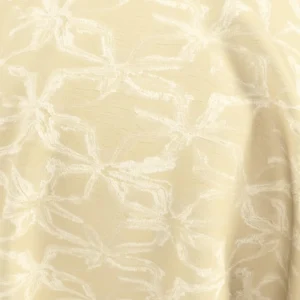 Kaleida Fabric from Chess Geo collection - yellow botanical woven
