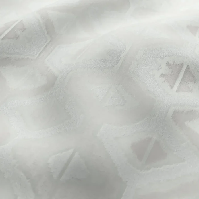 Lattice Fabric - Swan swatch