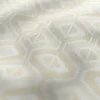 Lattice Fabric from Chess Geo collection - yellow geometric woven