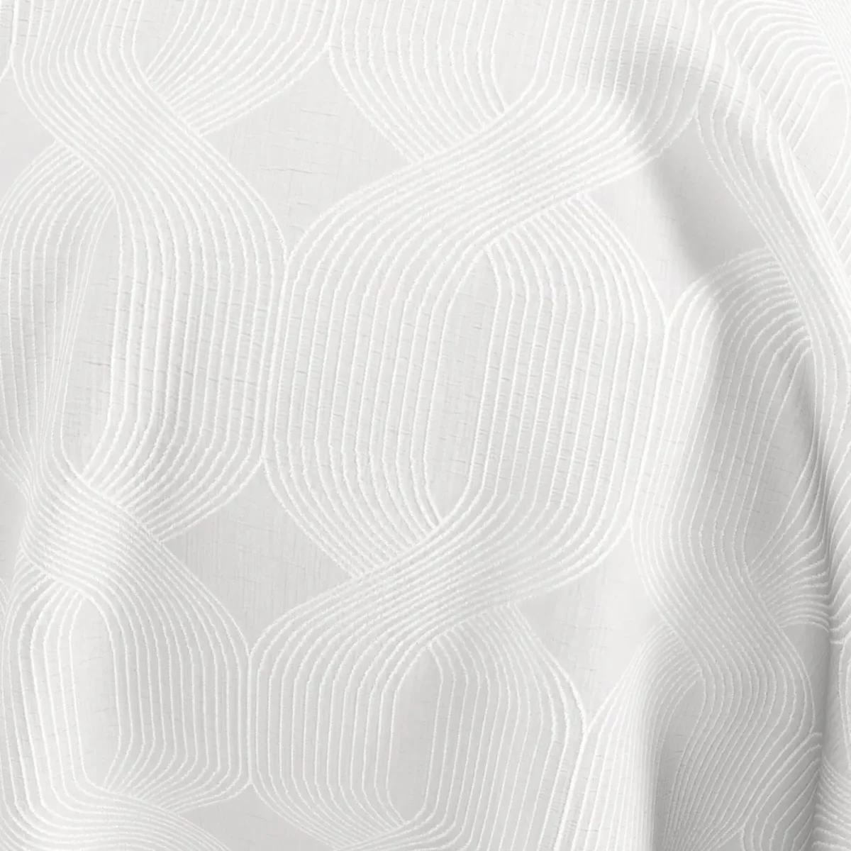 Linea Fabric - Silver by Linea Fabric from Chess Geo collection - black-grey geometric woven