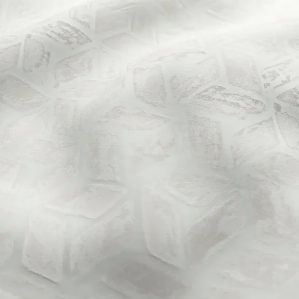 Prism Fabric - Ivory by Prism Fabric from Chess Geo collection - black-grey geometric woven