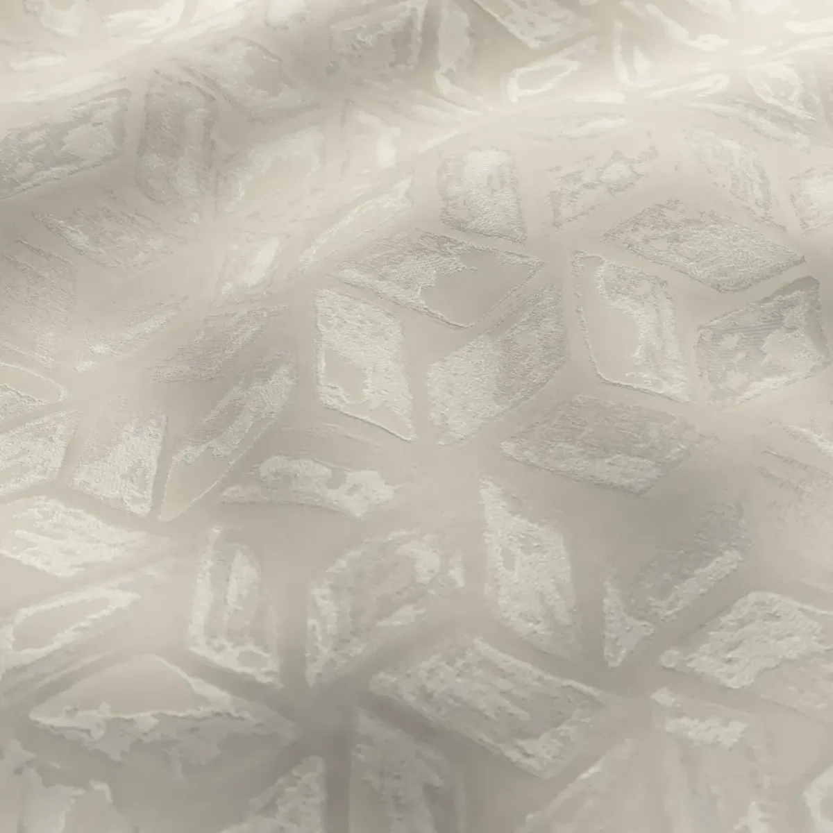 Prism Fabric - Flax by Prism Fabric from Chess Geo collection - neutral geometric woven