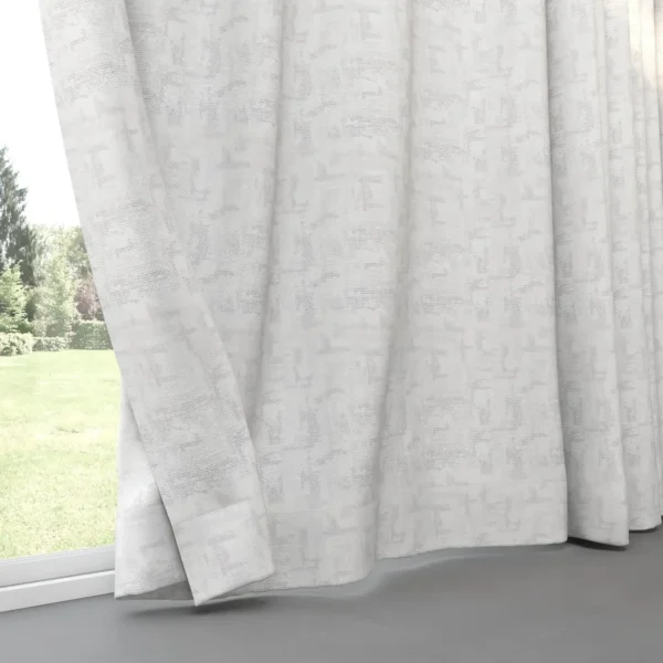 Tessaro Fabric from Chess Geo collection - black-grey misc woven