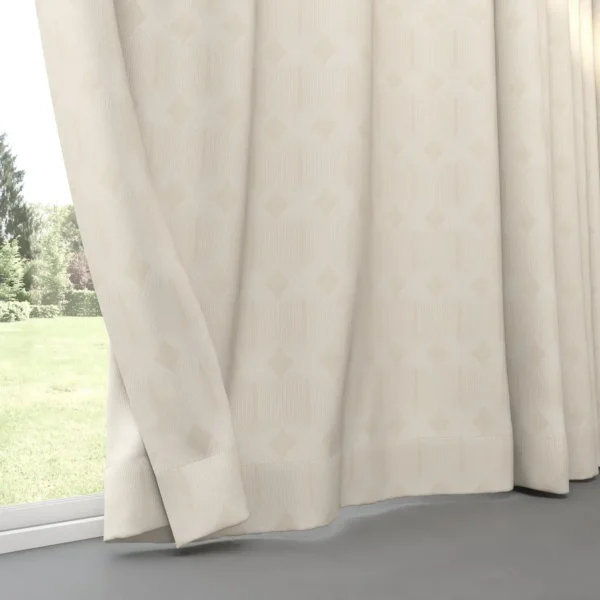 Linea Fabric - Fossil by Linea Fabric from Chess Geo collection - pink geometric woven