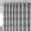 Lattice Fabric from Chess Geo collection - blue geometric woven