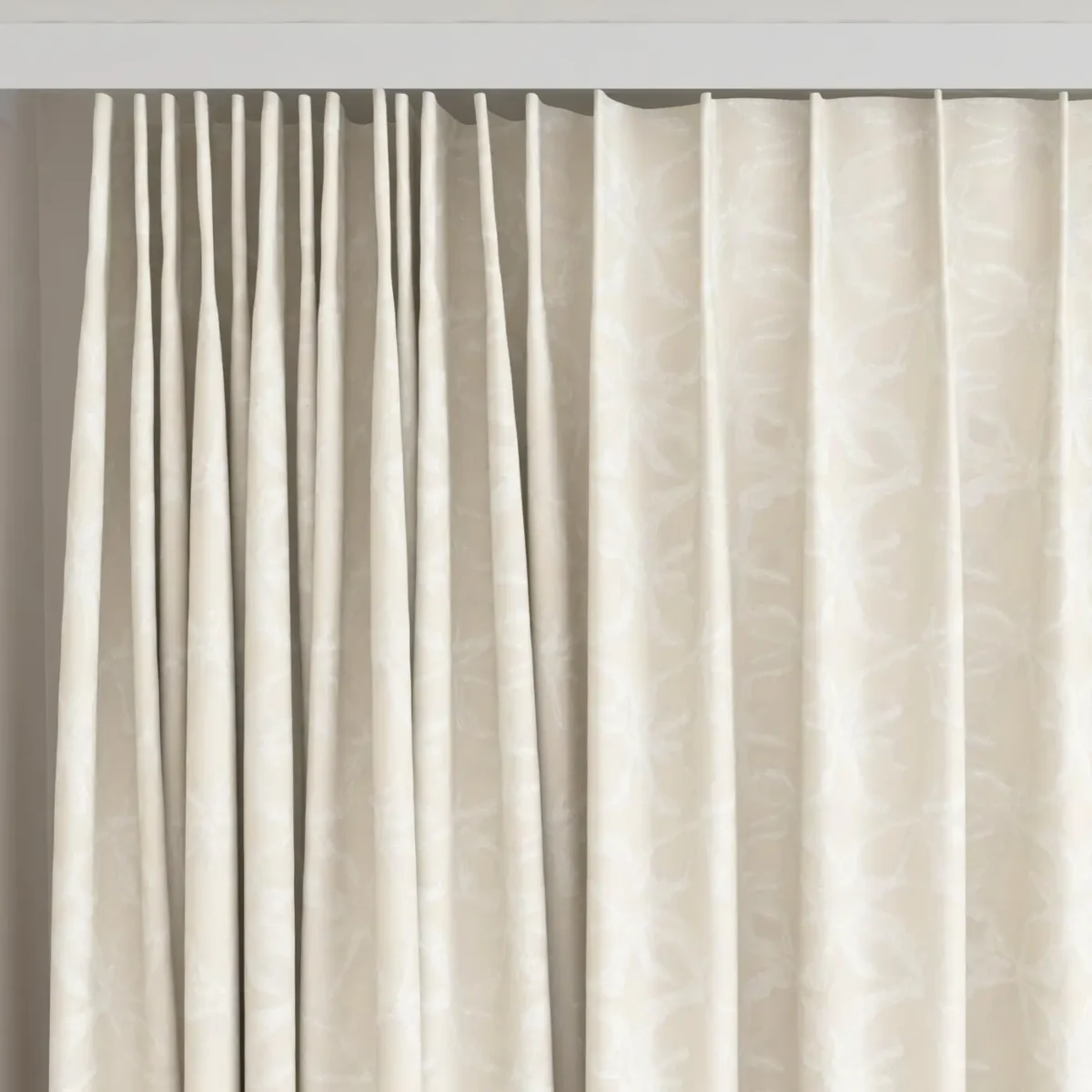 Kaleida Fabric - Antique by Kaleida Fabric from Chess Geo collection - neutral botanical woven