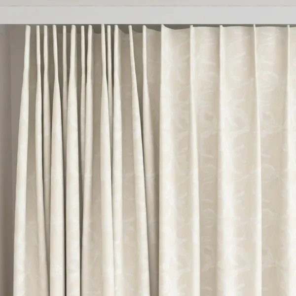 Kaleida Fabric - Antique by Kaleida Fabric from Chess Geo collection - neutral botanical woven