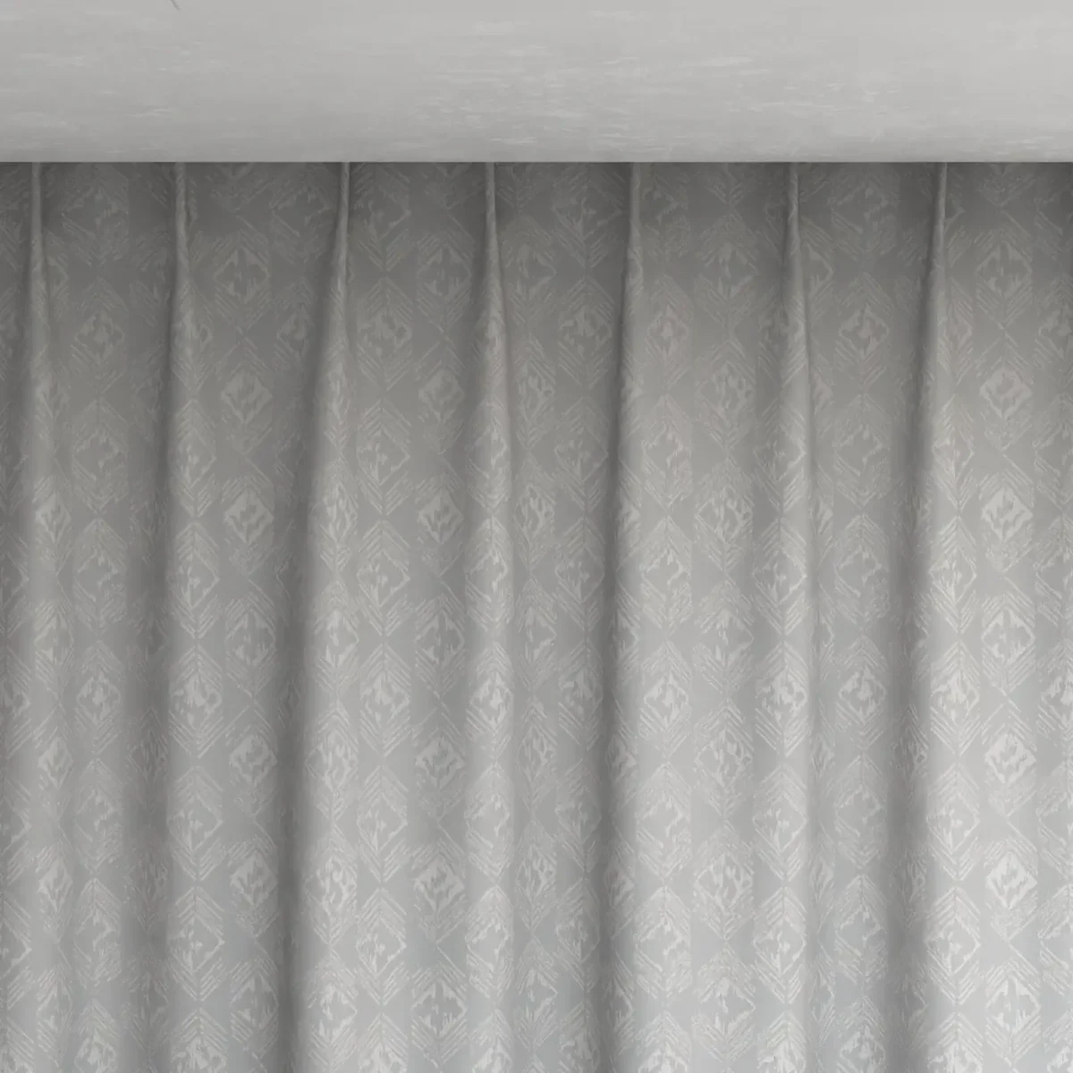 Forma Fabric - Sterling by Forma Fabric from Chess Geo collection - black-grey geometric woven