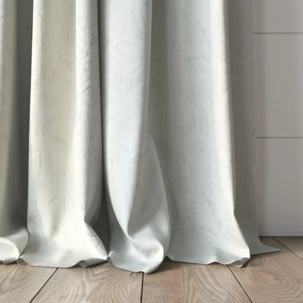 Prism Fabric - Ivory by Prism Fabric from Chess Geo collection - black-grey geometric woven