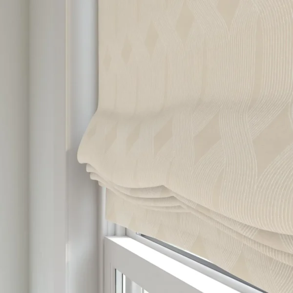 Linea Fabric - Fossil by Linea Fabric from Chess Geo collection - pink geometric woven