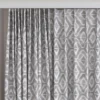 Lattice Fabric from Chess Geo collection - black-grey geometric woven