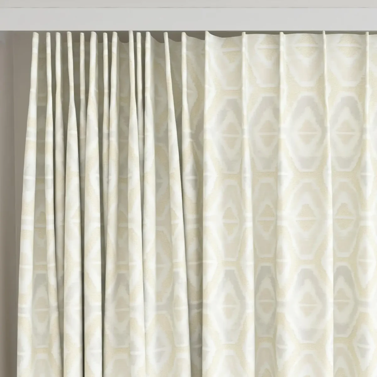 Lattice Fabric - Sand by Lattice Fabric from Chess Geo collection - yellow geometric woven