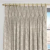 Kaleida Fabric from Chess Geo collection - brown botanical woven