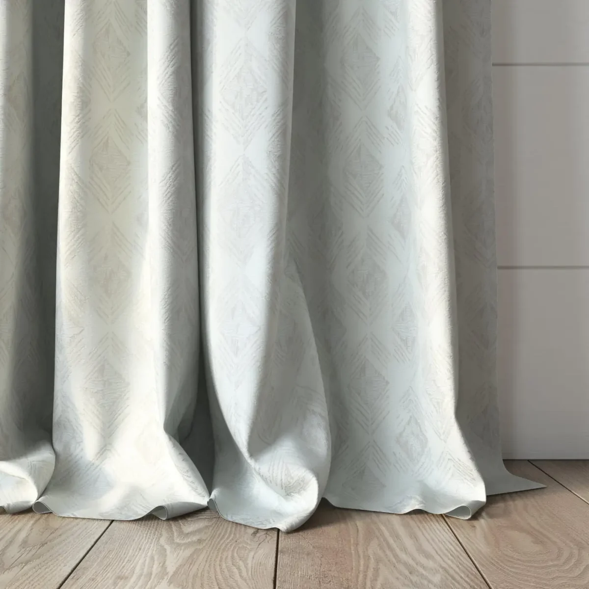 Forma Fabric - Winter by Forma Fabric from Chess Geo collection - black-grey geometric woven