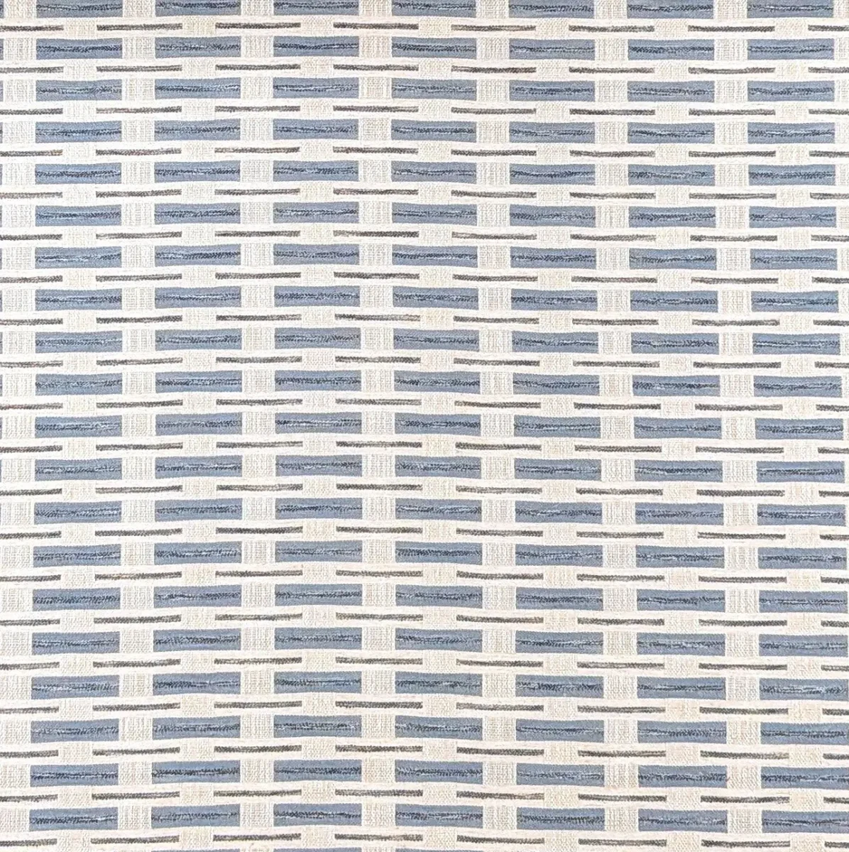 Corelli Fabric - Denim by Corelli Fabric from Chess Vivaldi collection - blue geometric woven