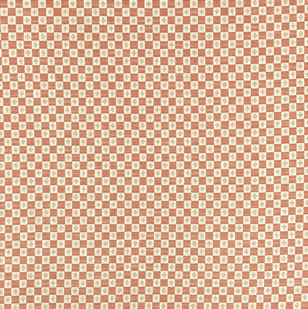 Verdi Fabric - Fired by Verdi Fabric from Chess Vivaldi collection - orange geometric woven