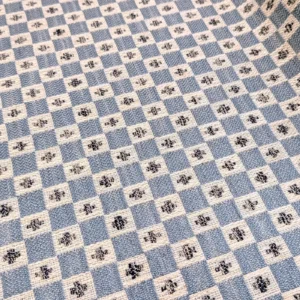 Verdi Fabric from Chess Vivaldi collection - blue geometric woven