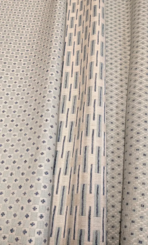 Rossini Fabric - Mineral by Rossini Fabric from Chess Vivaldi collection - black-grey geometric woven