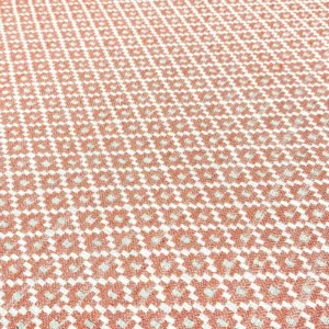 Rossini Fabric from Chess Vivaldi collection - orange geometric woven